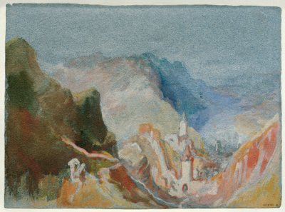 Trarbach von der Grevenburg aus gesehen von Joseph Mallord William Turner